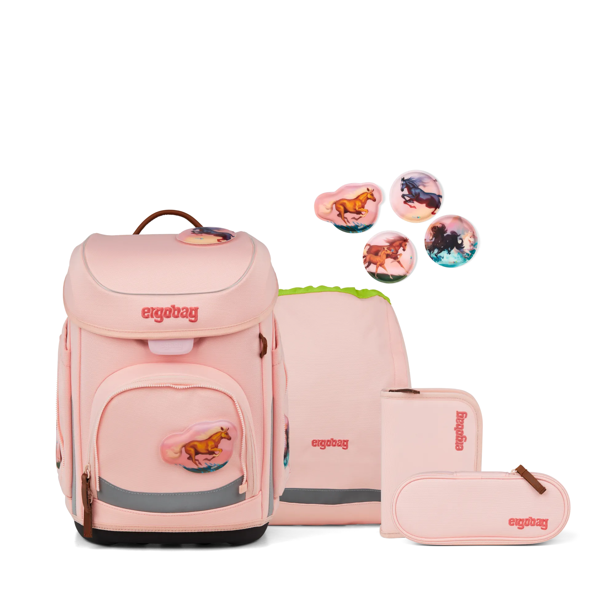 Ergobag Cubo Schulranzenset 5tlg. Unzähmbär 2026