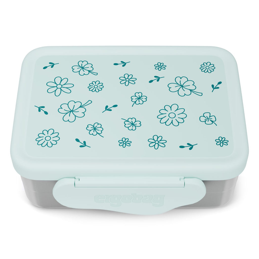 Ergobag Edelstahl Brotdose Blümchen