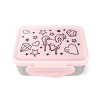 Ergobag Edelstahl Brotdose rosa (Einhorn)