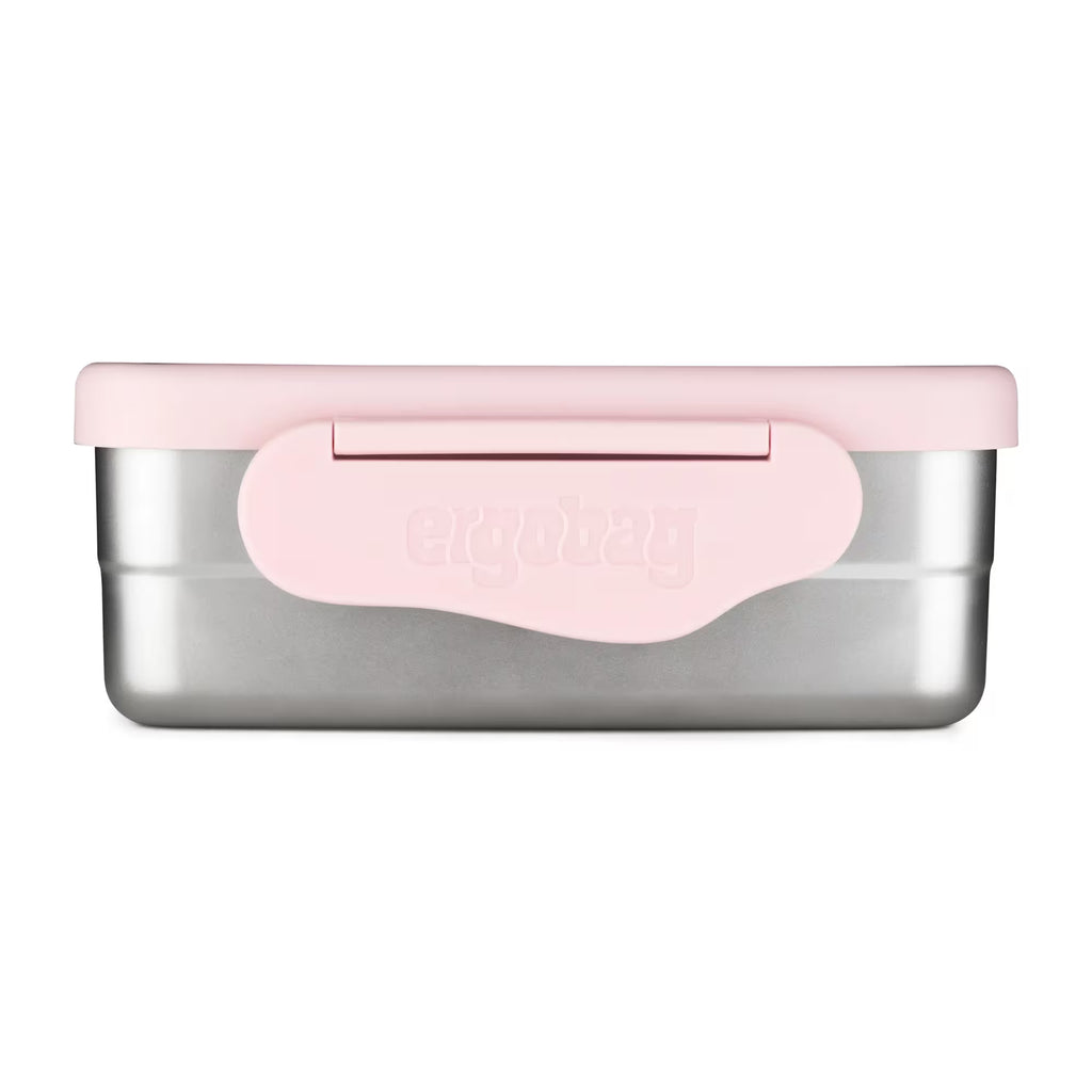 Ergobag Edelstahl Brotdose rosa (Einhorn)