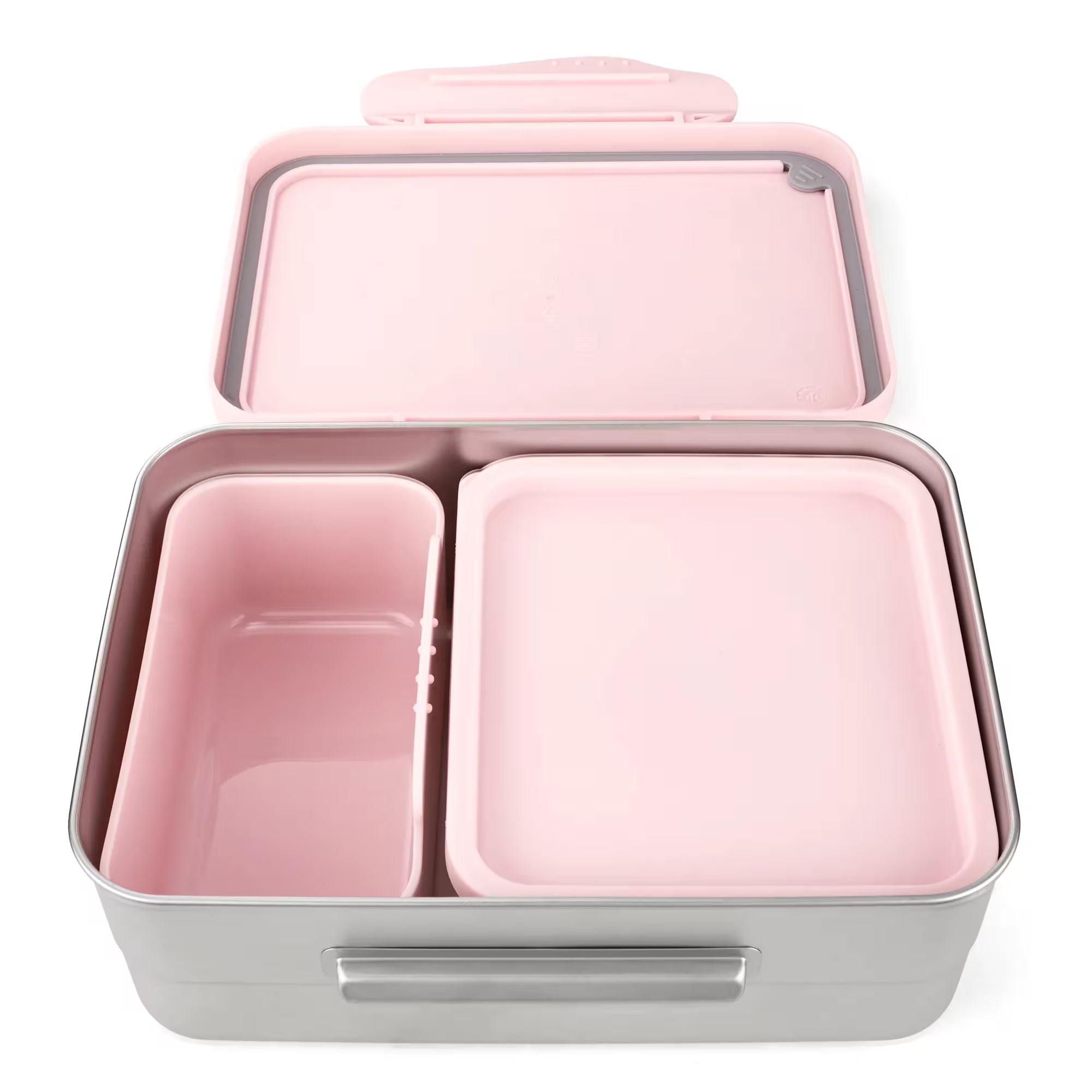 Ergobag Edelstahl Brotdose rosa (Einhorn)