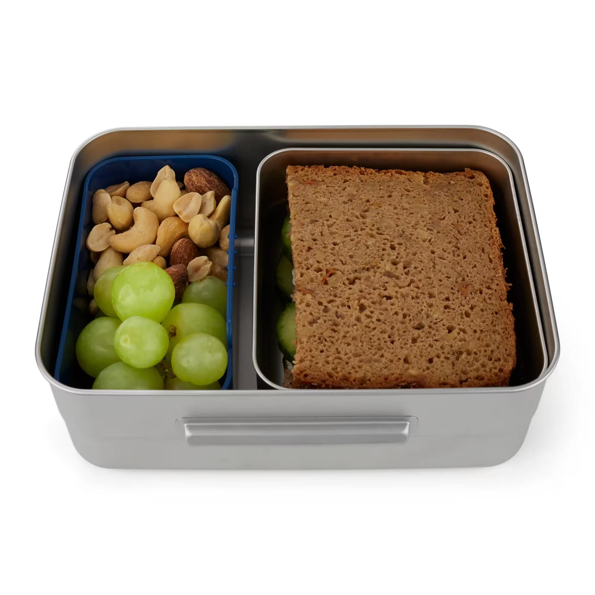 Ergobag Edelstahl Brotdose schwarz (Astronaut)