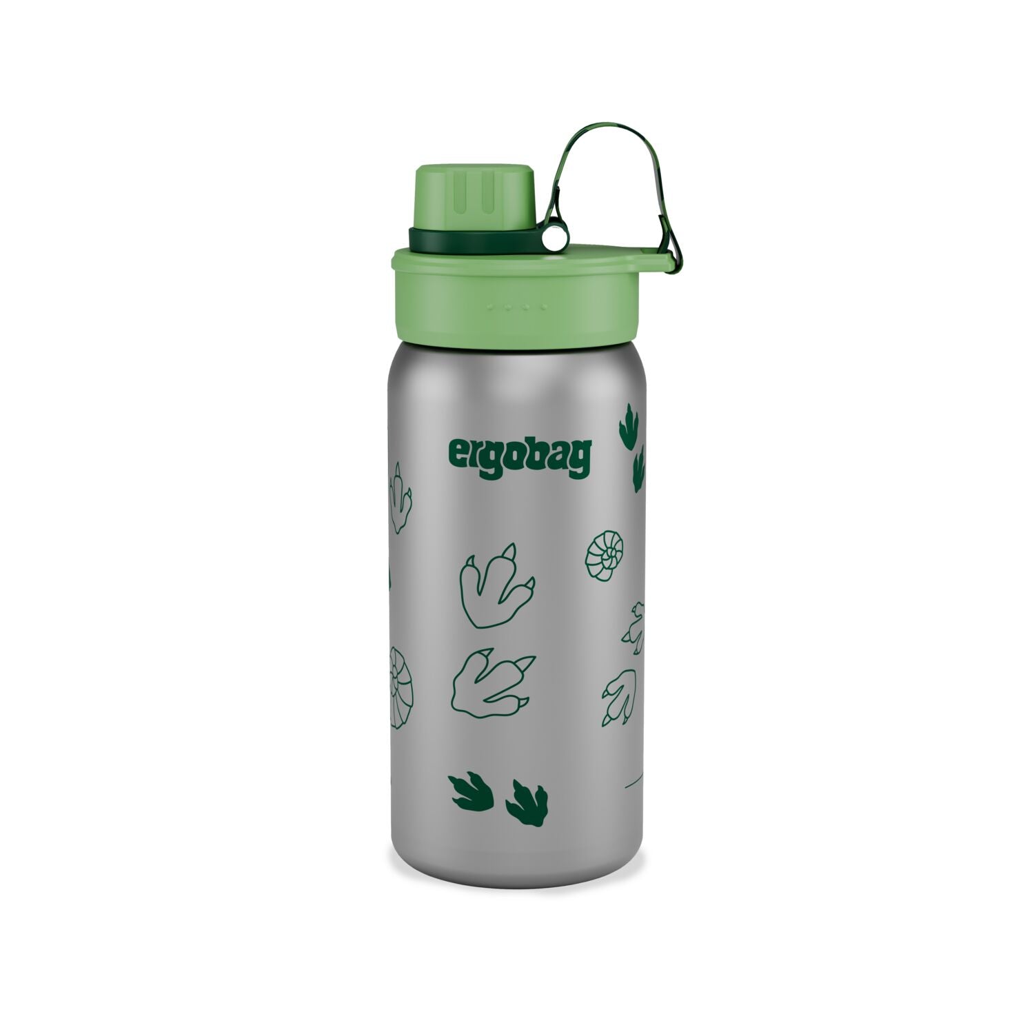 Ergobag Edelstahl Trinkflasche Dschungel