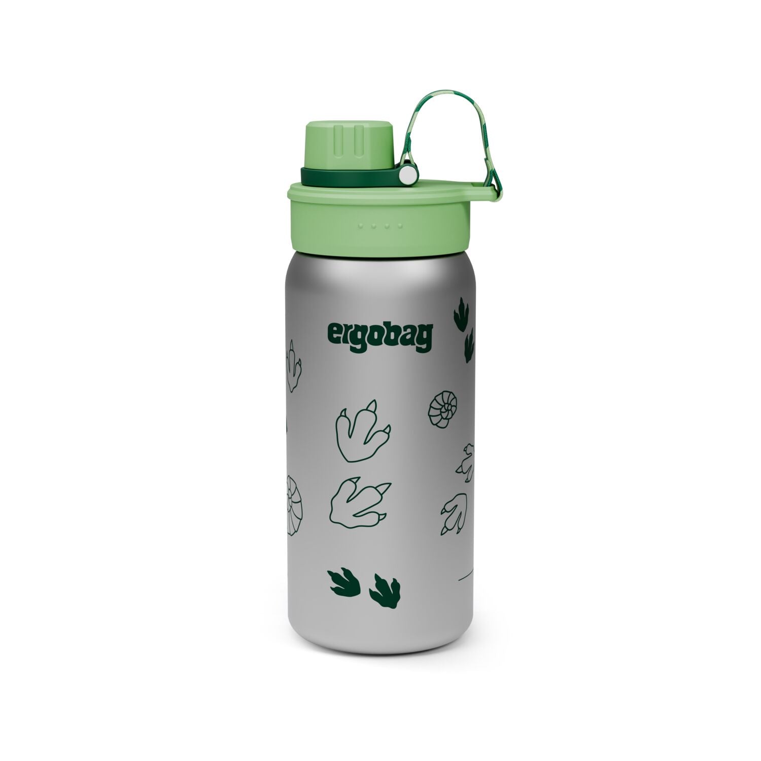 Ergobag Edelstahl Trinkflasche Dschungel