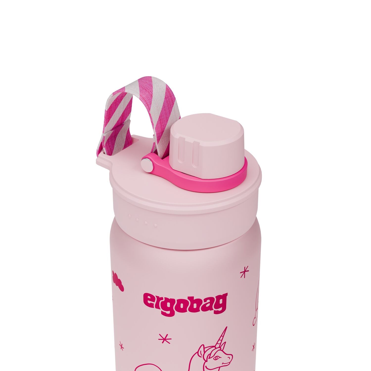 Ergobag Edelstahl Trinkflasche Einhorn