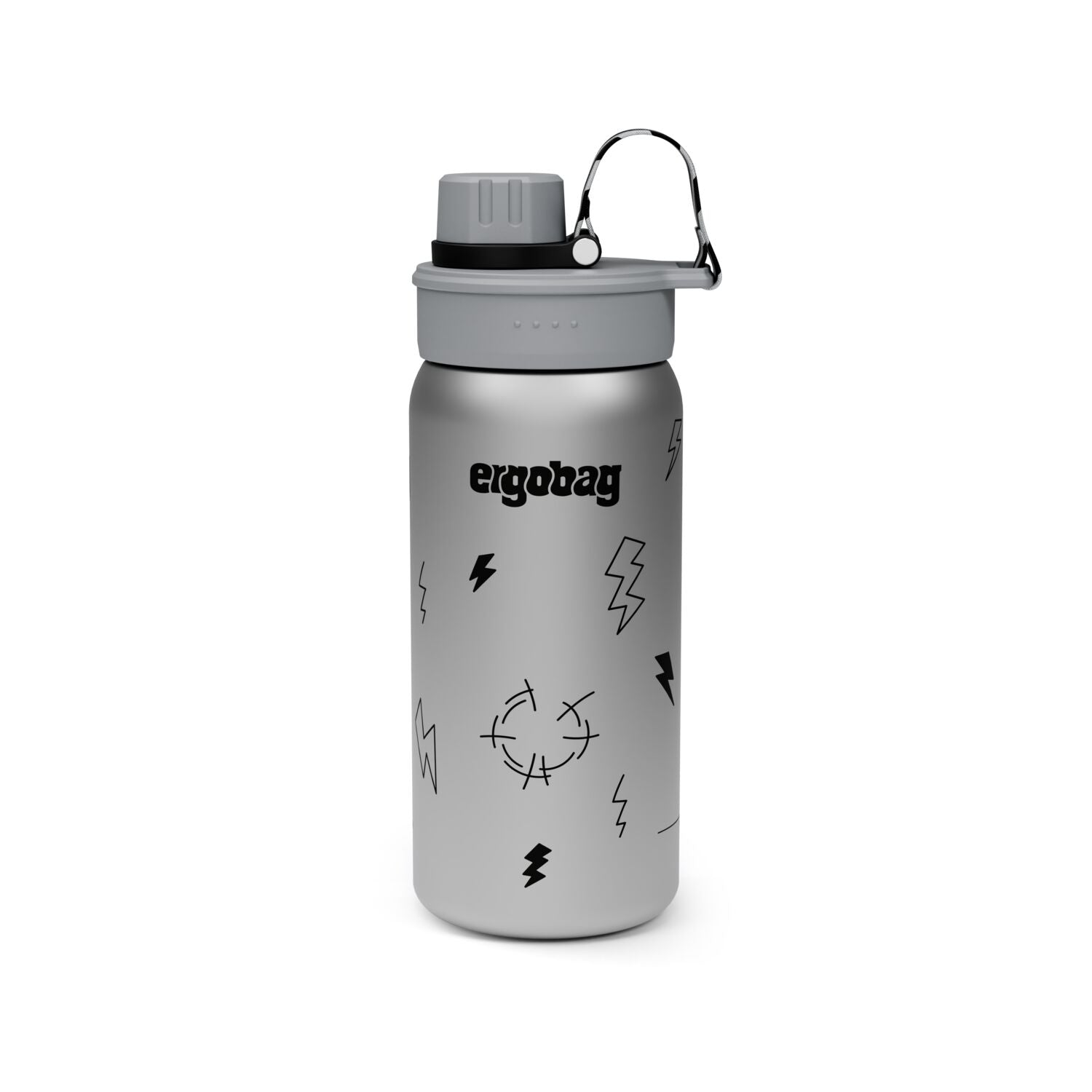 Ergobag Edelstahl Trinkflasche Gewitter