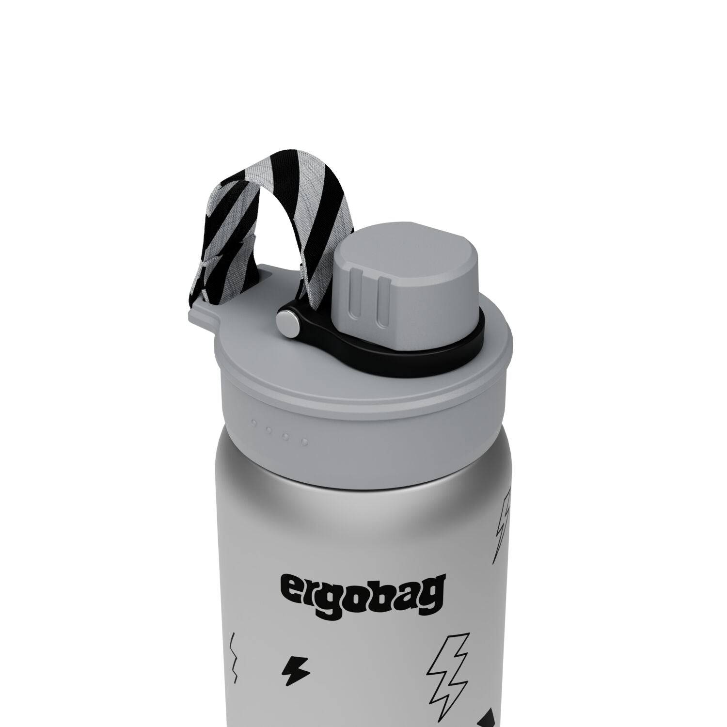 Ergobag Edelstahl Trinkflasche Gewitter