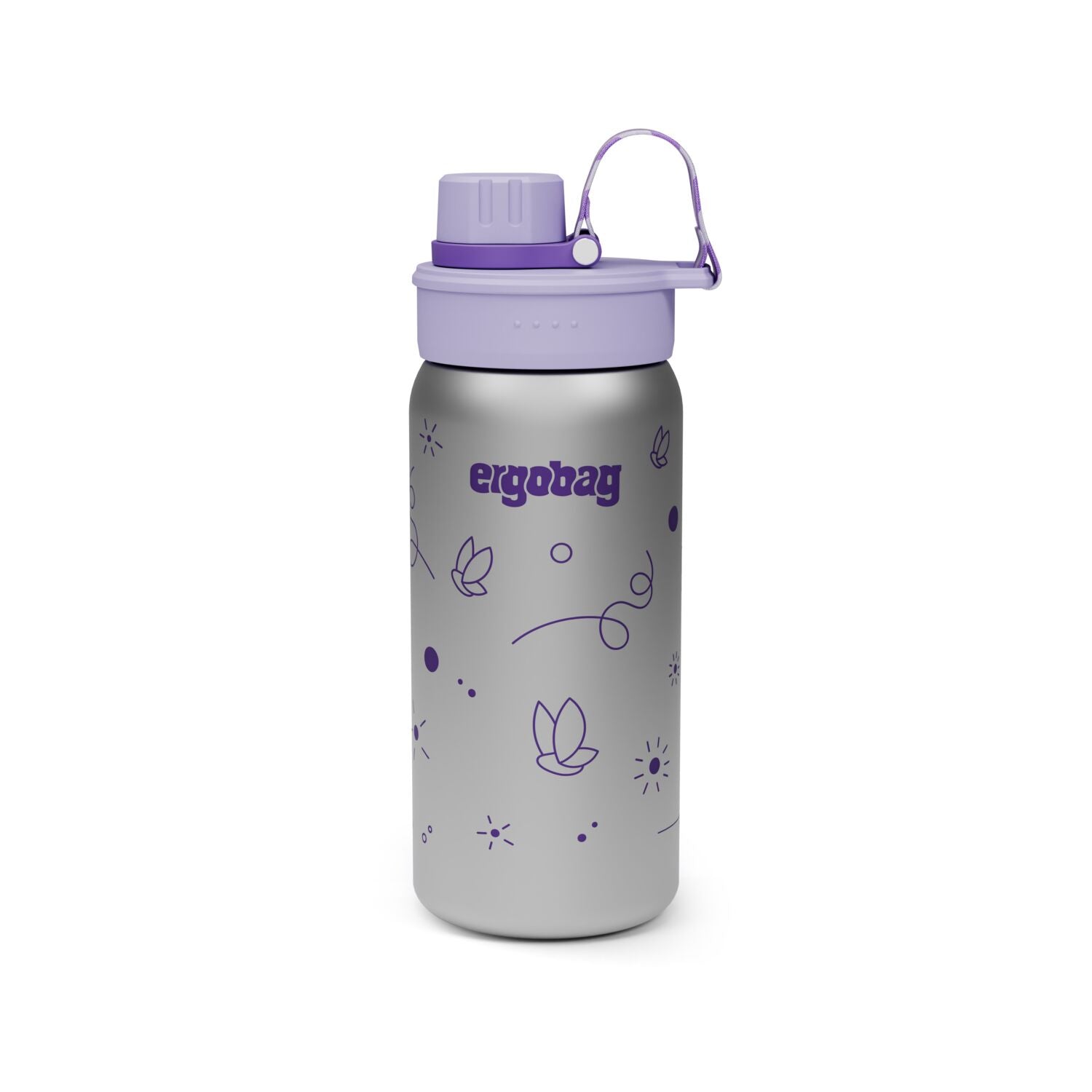 Ergobag Edelstahl Trinkflasche Schmetterling