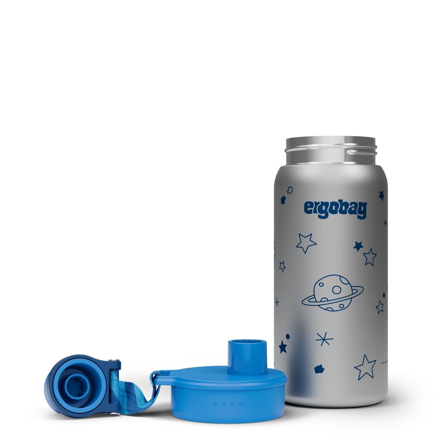 Ergobag Edelstahl Trinkflasche Sterne
