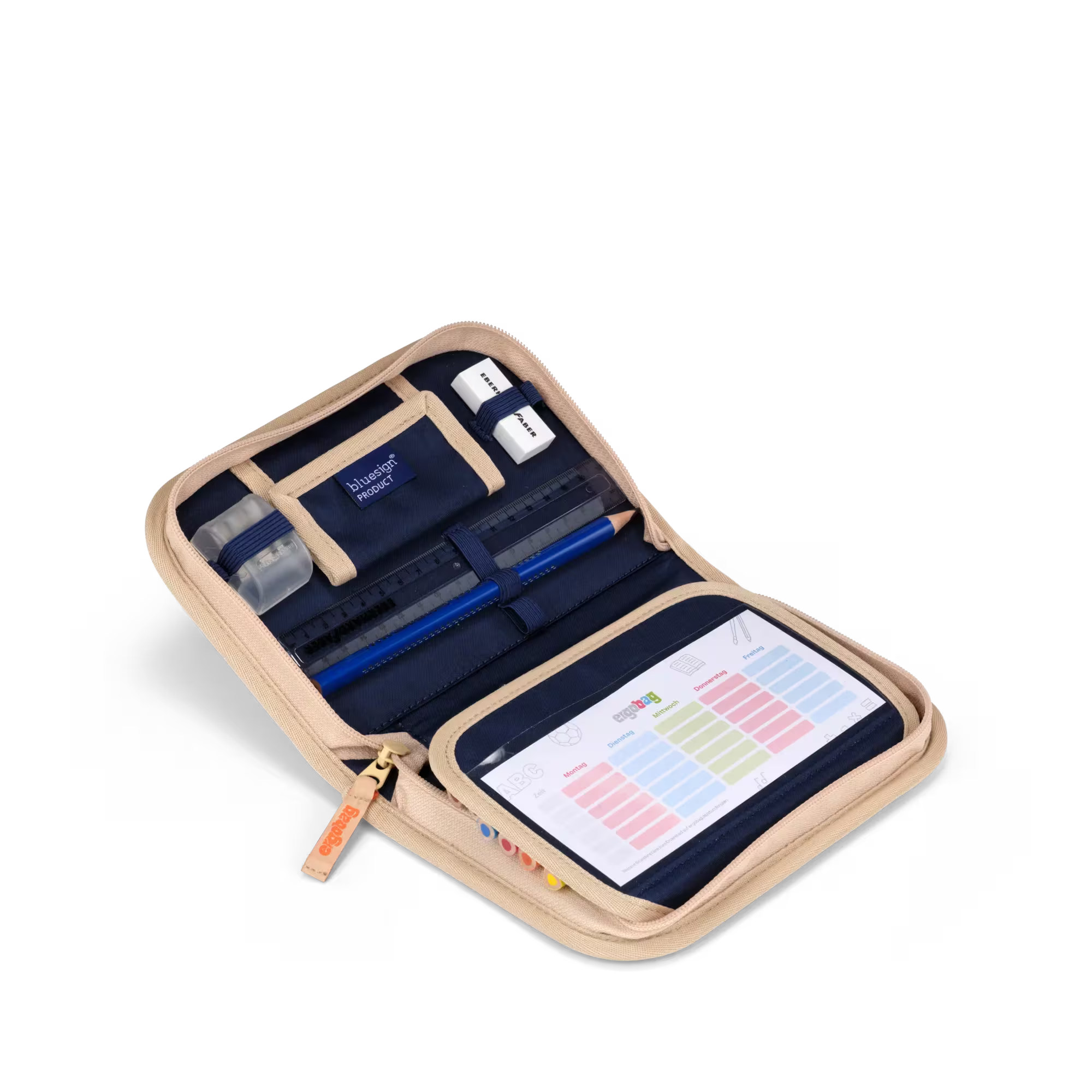 Ergobag Cubo Flower PowBär Schulranzenset 5tlg.
