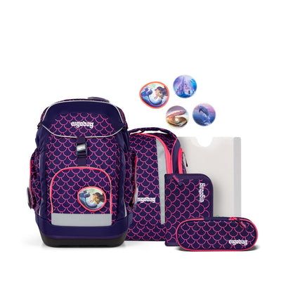 Ergobag Maxi Schulrucksack Set 6tlg. PerlentauchBär 2025