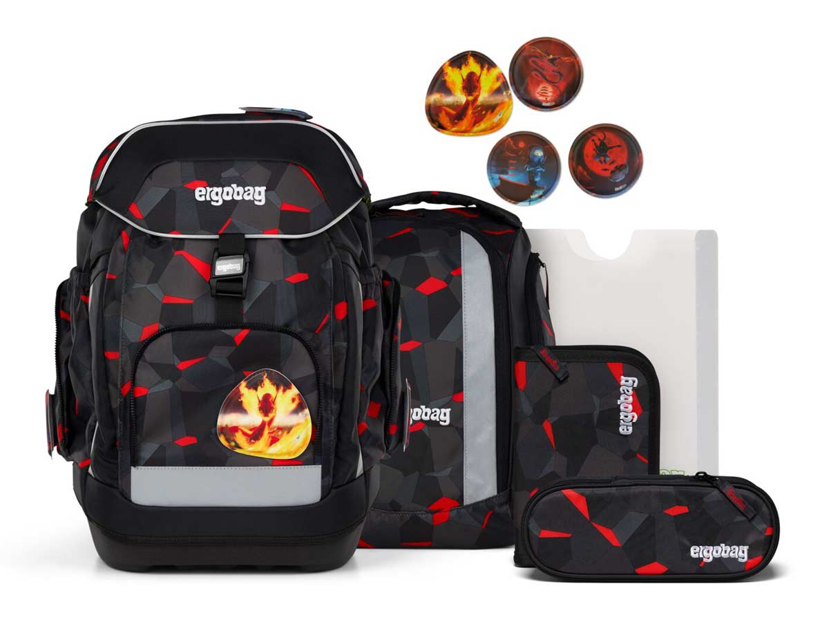 Ergobag Maxi Schulrucksack Set 6tlg. TaekBärdo