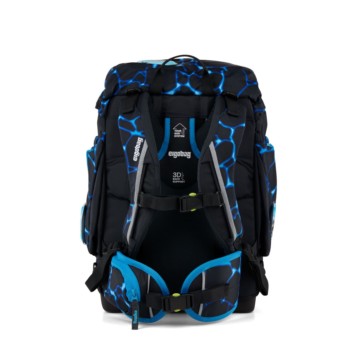 Ergobag Maxi Schulrucksack Set 6tlg. Bärassic Garden COLOR FLASH