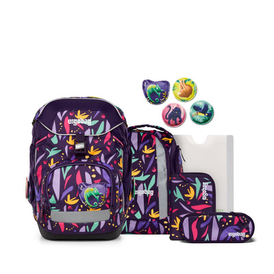 Ergobag Pack Schulrucksack Set 6-teilig AmBärzonas Color Flash