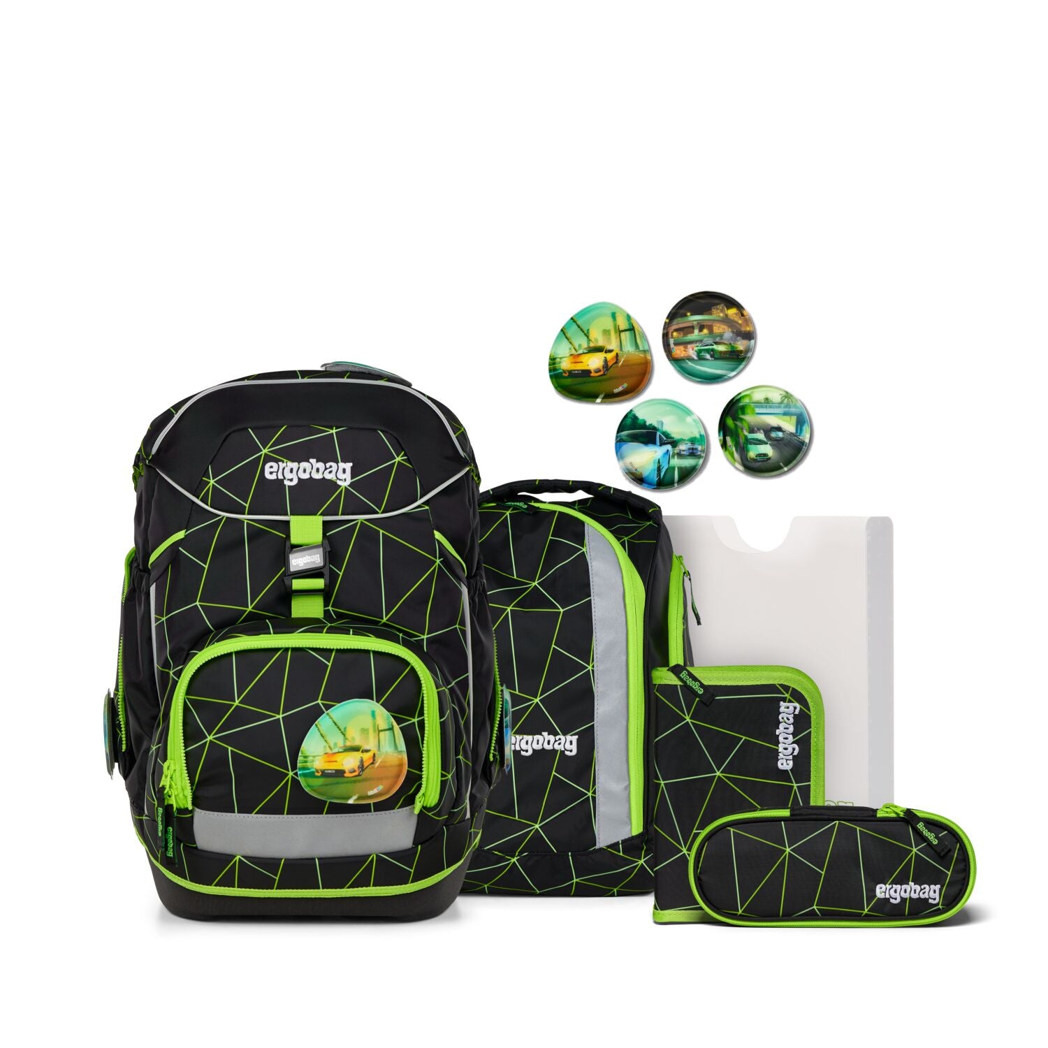 Ergobag Pack Schulrucksack Set 6-teilig CyBär Race 2025