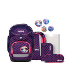 Ergobag Pack Schulrucksack Set 6-teilig PerlentauchBär LUMI