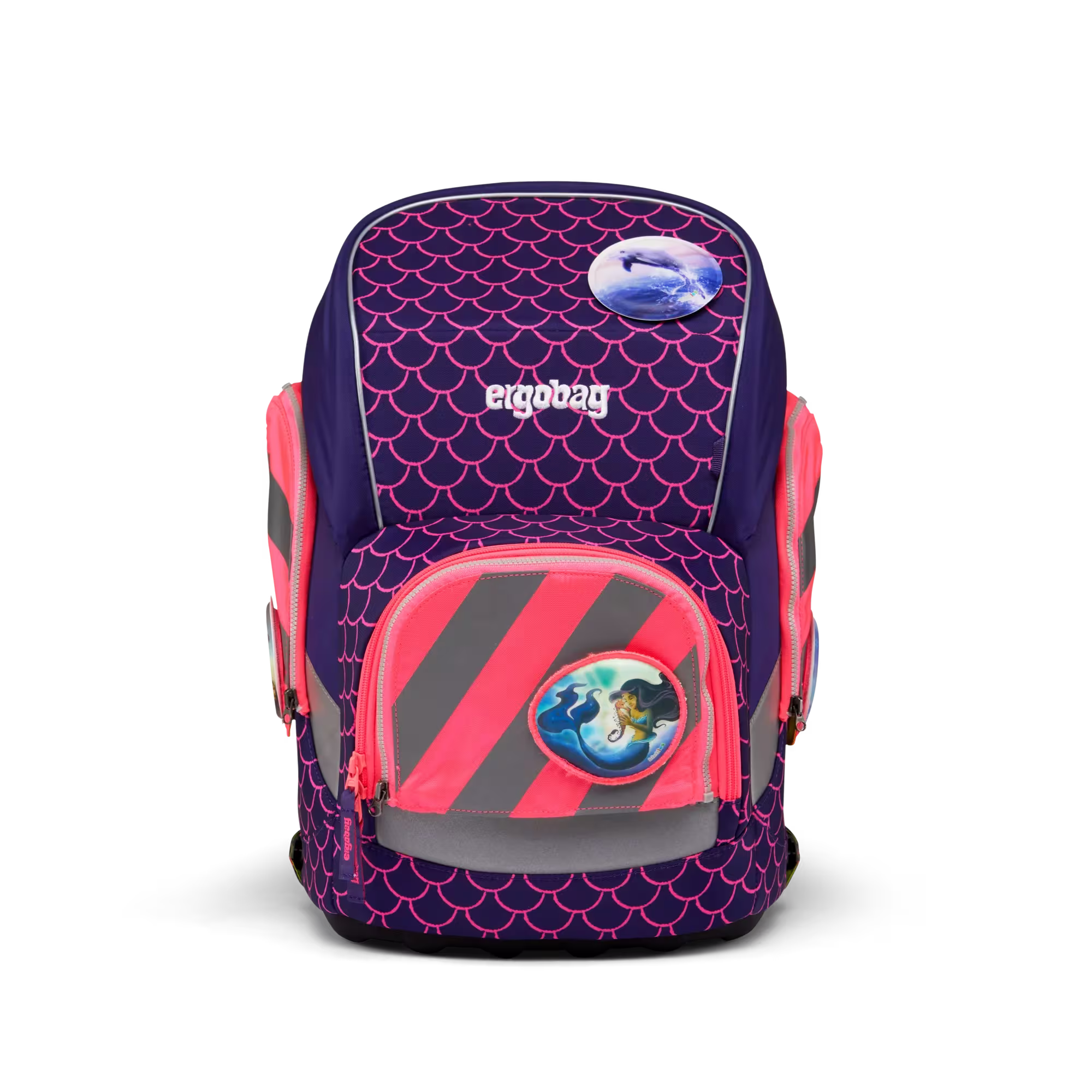 Ergobag Zip-Set 3tlg. Pink mit Reflektorstreifen