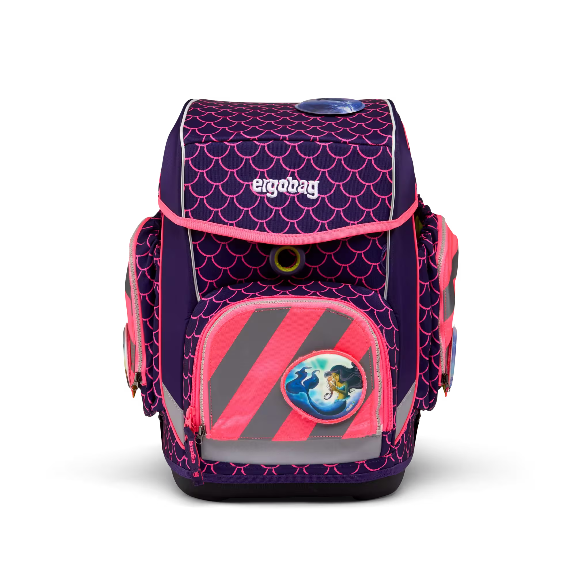 Ergobag Zip-Set 3tlg. Pink mit Reflektorstreifen