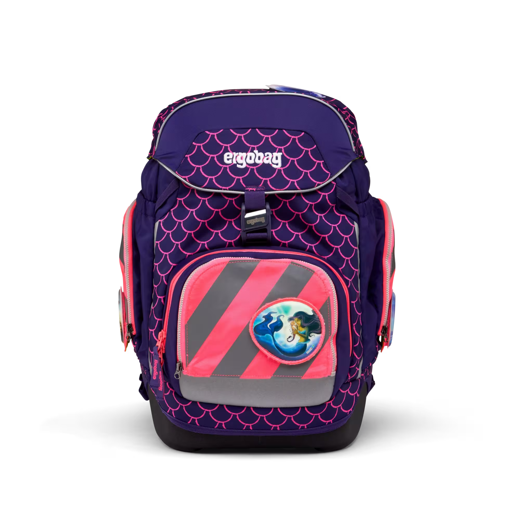 Ergobag Zip-Set 3tlg. Pink mit Reflektorstreifen