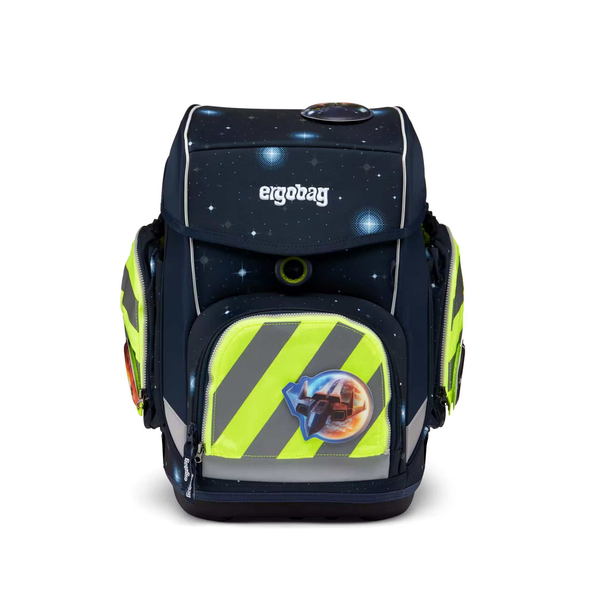 Ergobag Zip-Set 3tlg. Gelb mit Reflektorstreifen