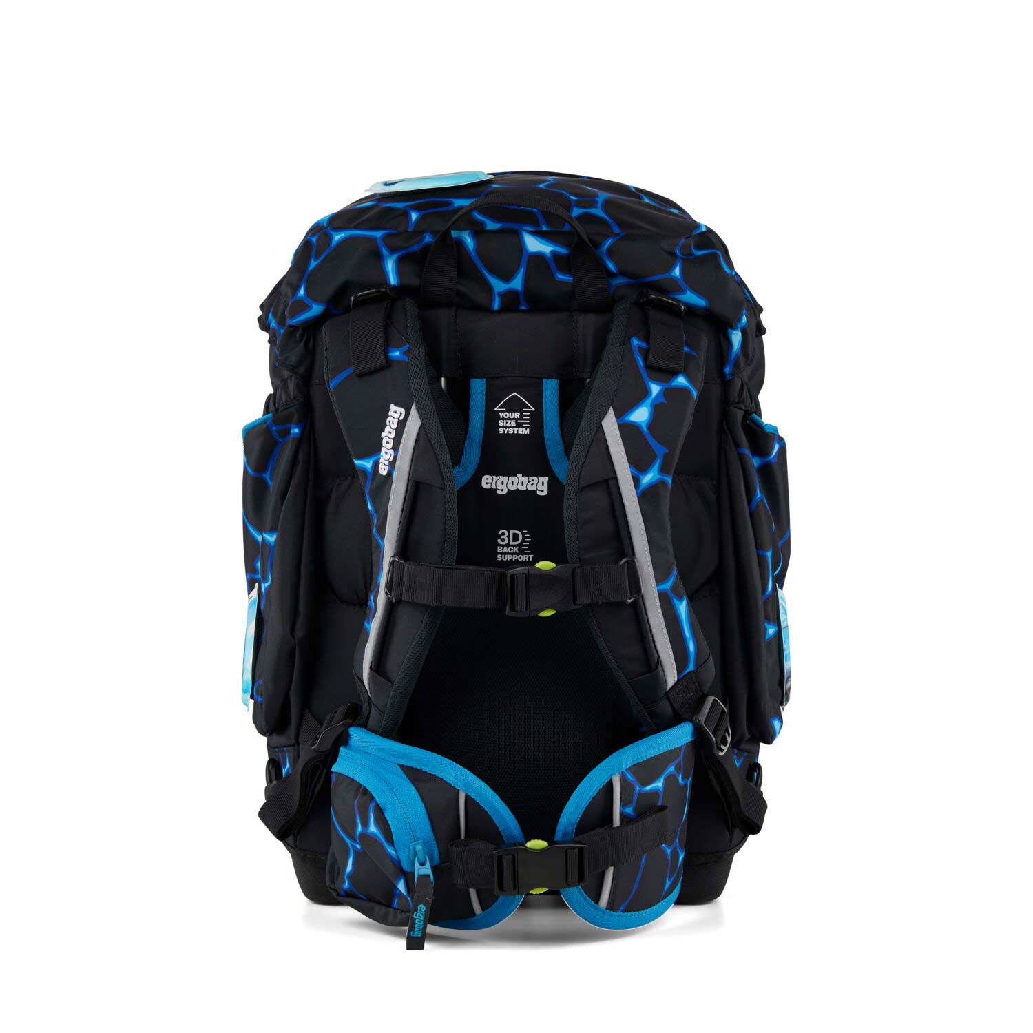 Ergobag Pack Schulrucksack Set 6-teilig Bärassic Garden COLOR FLASH