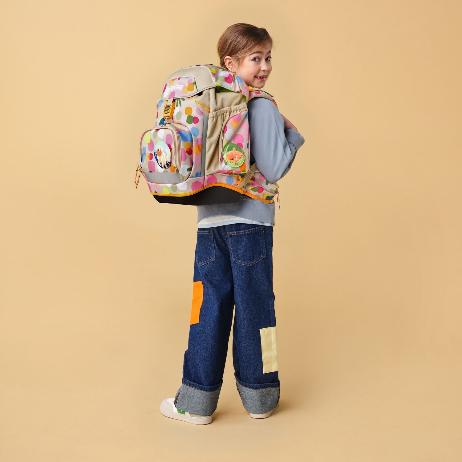 Ergobag Pack Schulrucksack Set 6-teilig Flower PowBär 2026