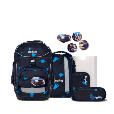 Ergobag Pack Schulrucksack Set 6-teilig VerfolgBärjagd