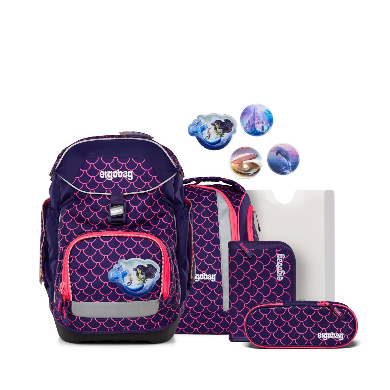 Ergobag Pack Schulrucksack Set 6-teilig PerlentauchBär 2026