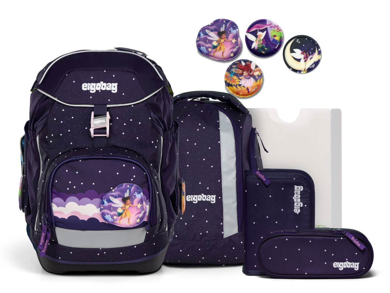 Ergobag Pack Schulrucksack Set 6-teilig SternguckBär