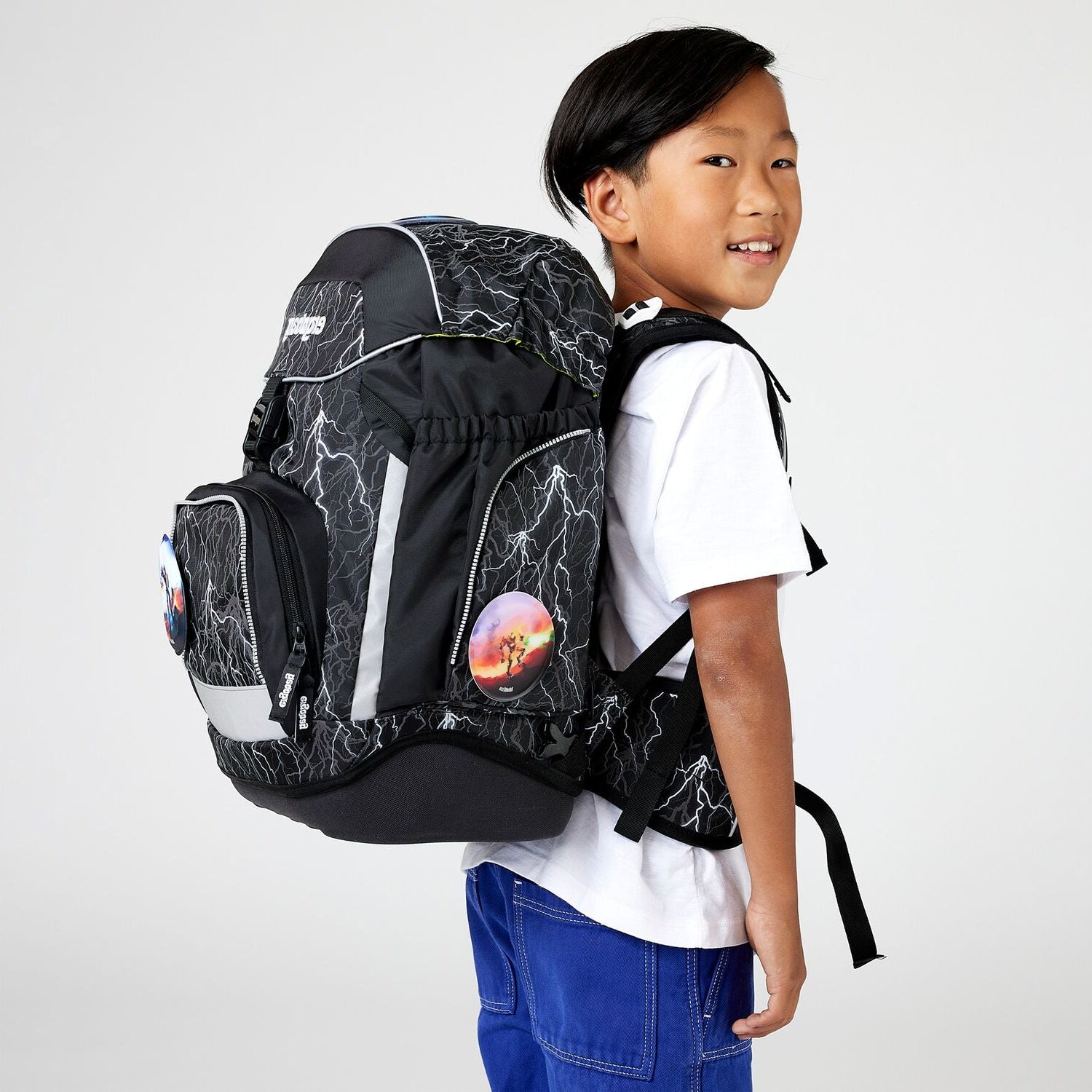 Ergobag Pack Schulrucksack Set 6-teilig Super ReflektBär