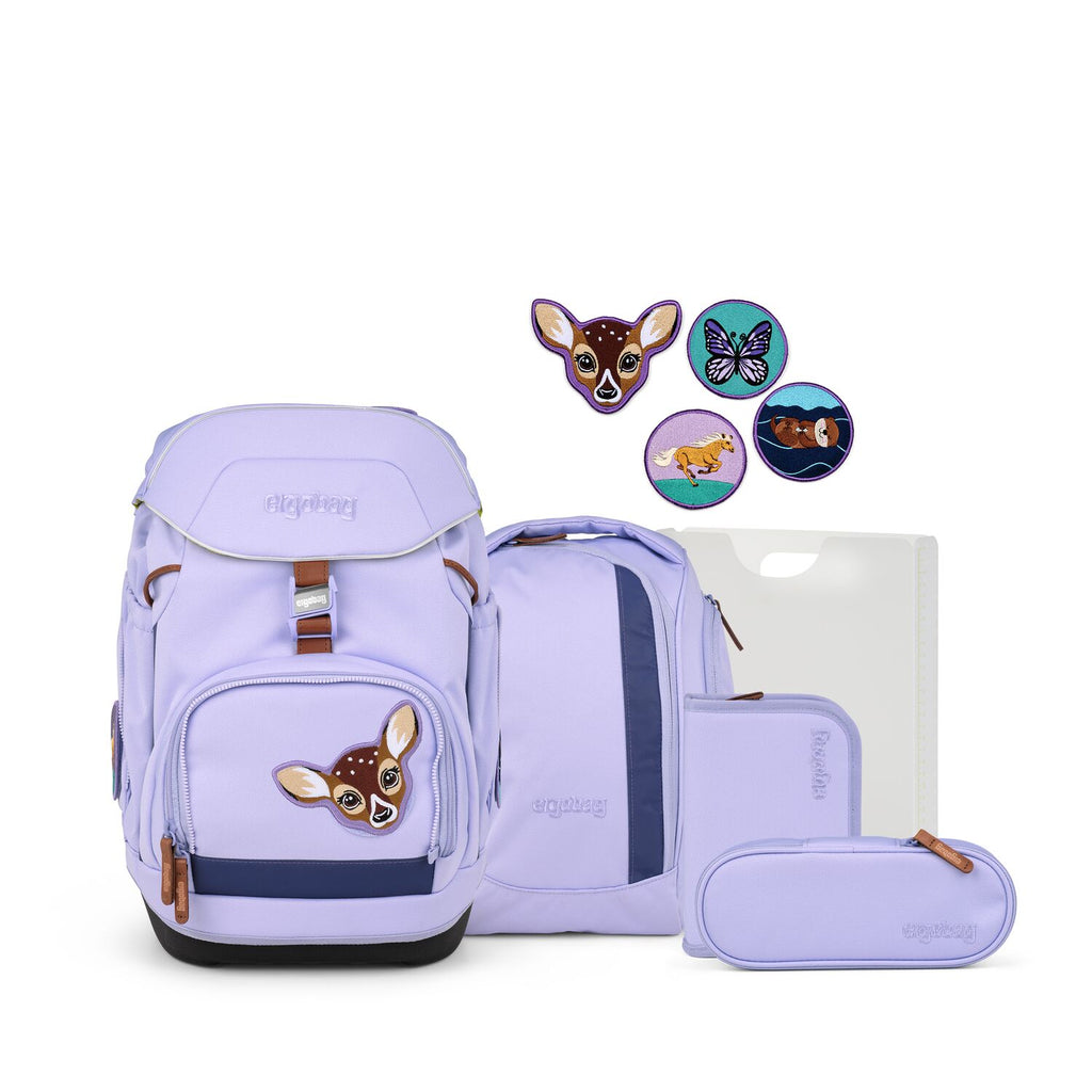 Ergobag Pack Schulrucksack Set 6-teilig WaldBärsucher