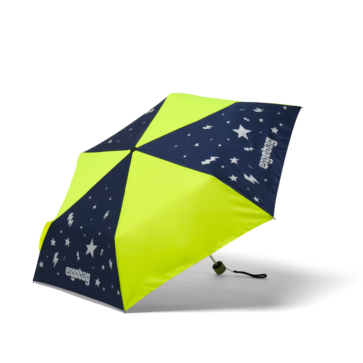 Ergobag Kinder Regenschirm Neon Gelb