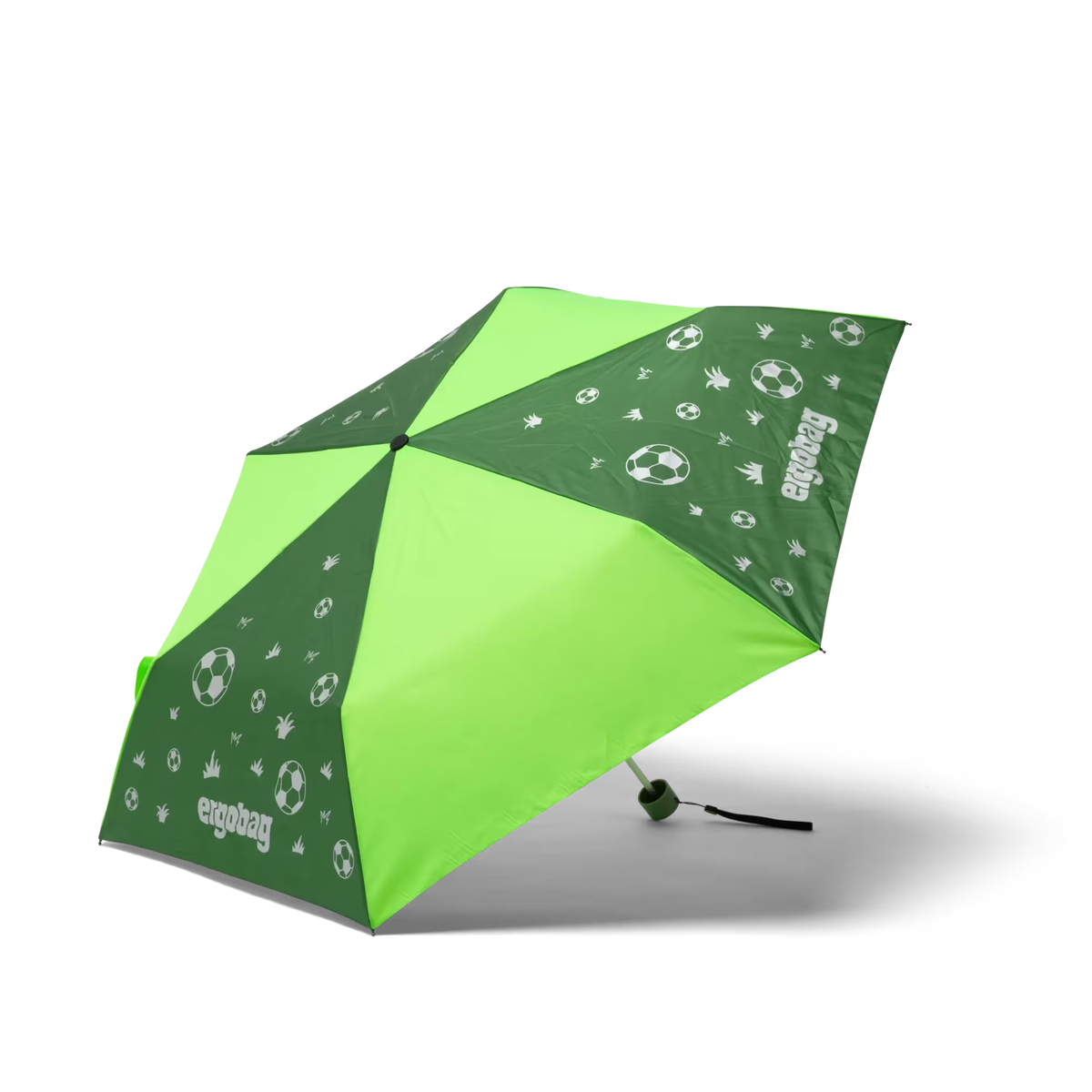 Ergobag Kinder Regenschirm Neon Grün