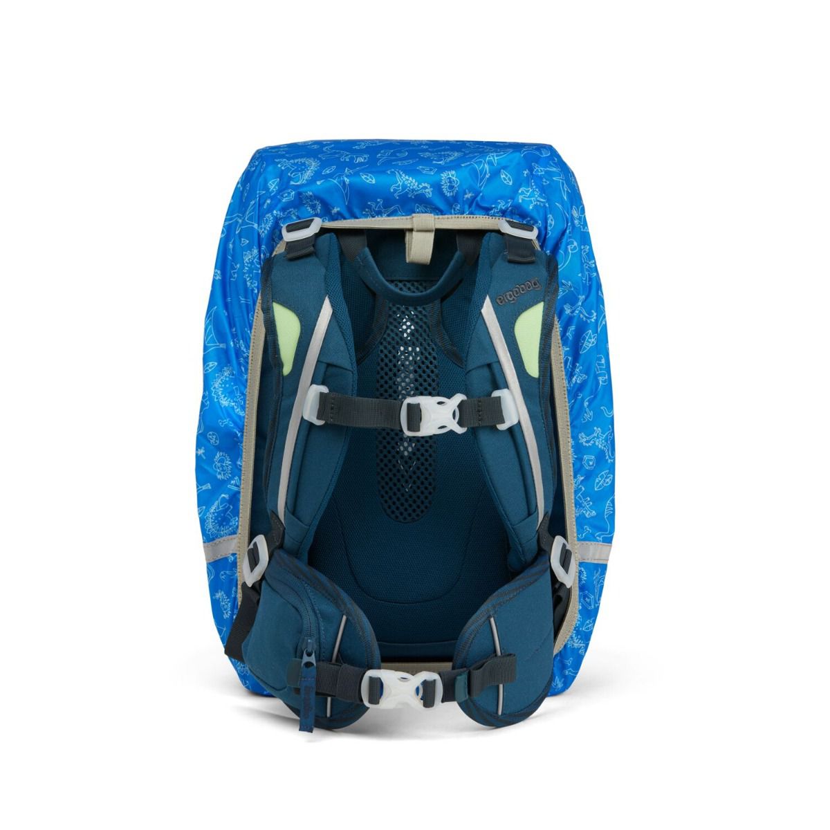 Ergobag Regenhülle Dinos (blau)