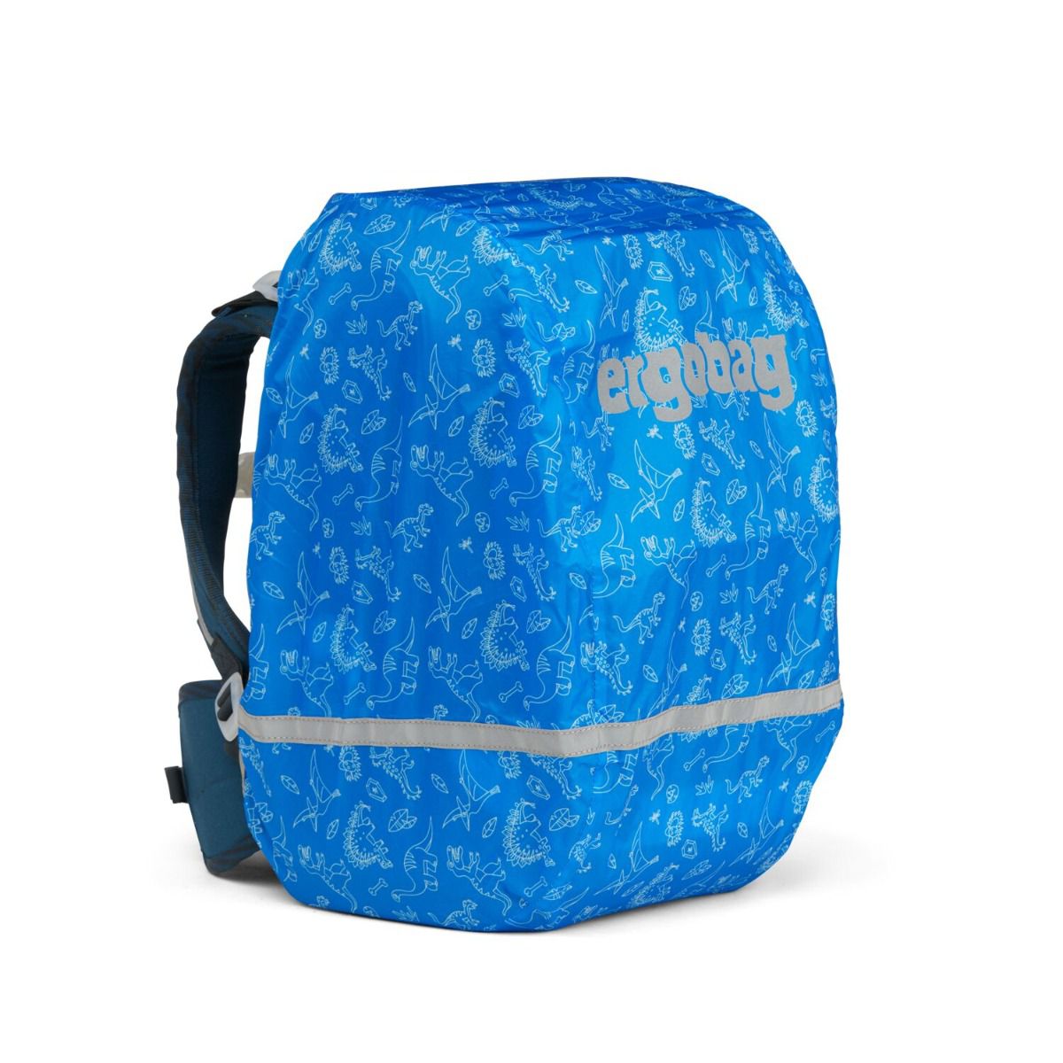 Ergobag Regenhülle Dinos (blau)