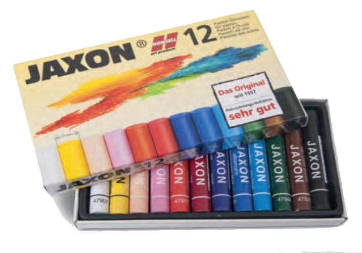 Jaxon Pastell Ölkreiden (12 Stück)
