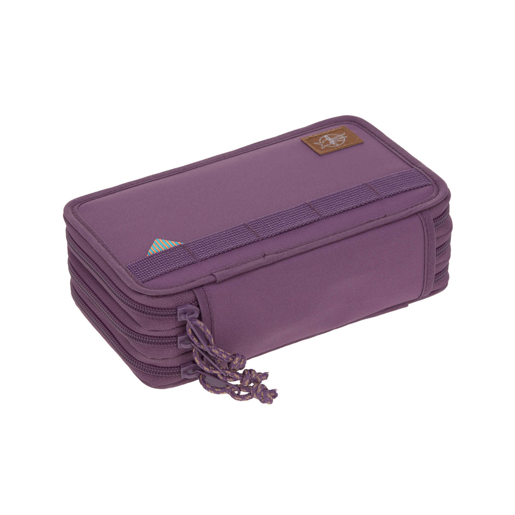 Lässig 3-fach Federmäppchen Unique Purple