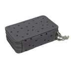 Lässig 3-fach Federmäppchen Unique Speckless Anthrazit