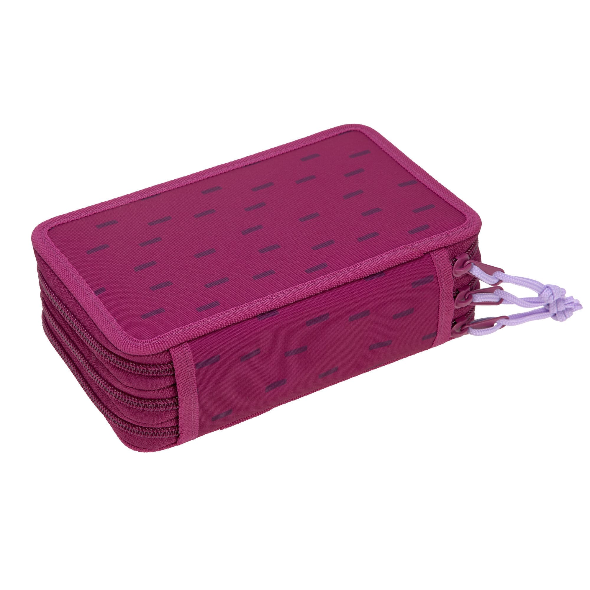 Lässig 3-fach Federmäppchen Unique Speckless Berry