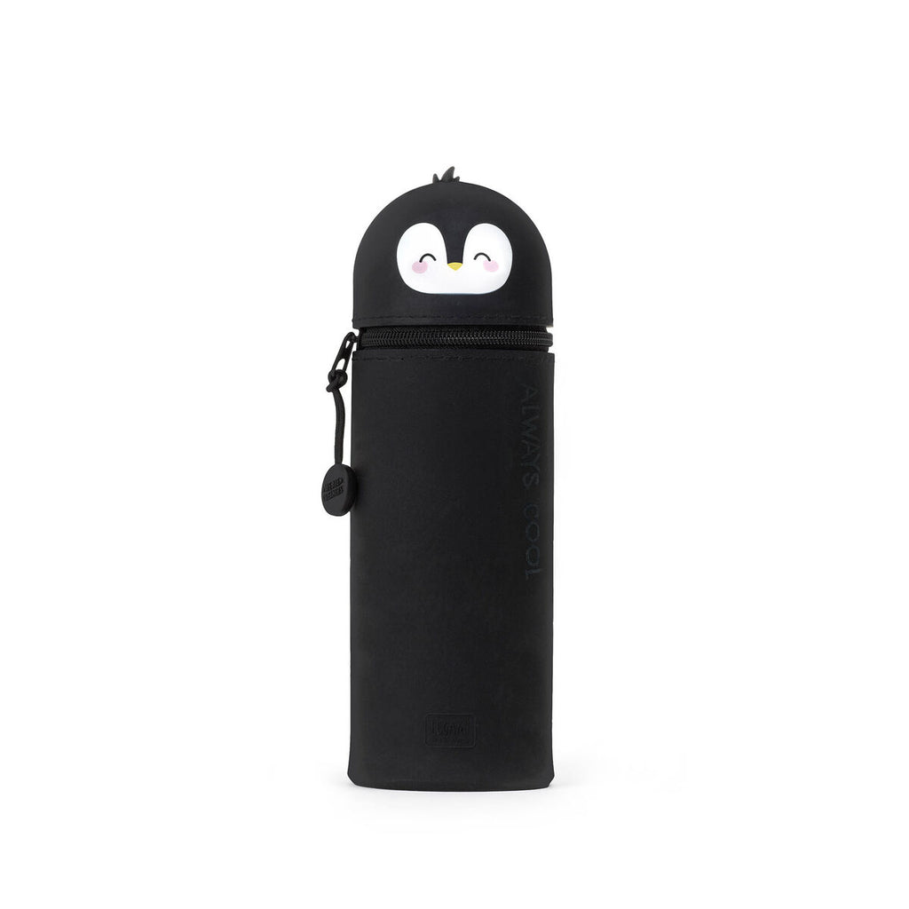 Legami 2in1 Silikon Federmäppchen Kawaii Pinguin