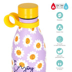 Legami Edelstahl Trinkflasche Daisy