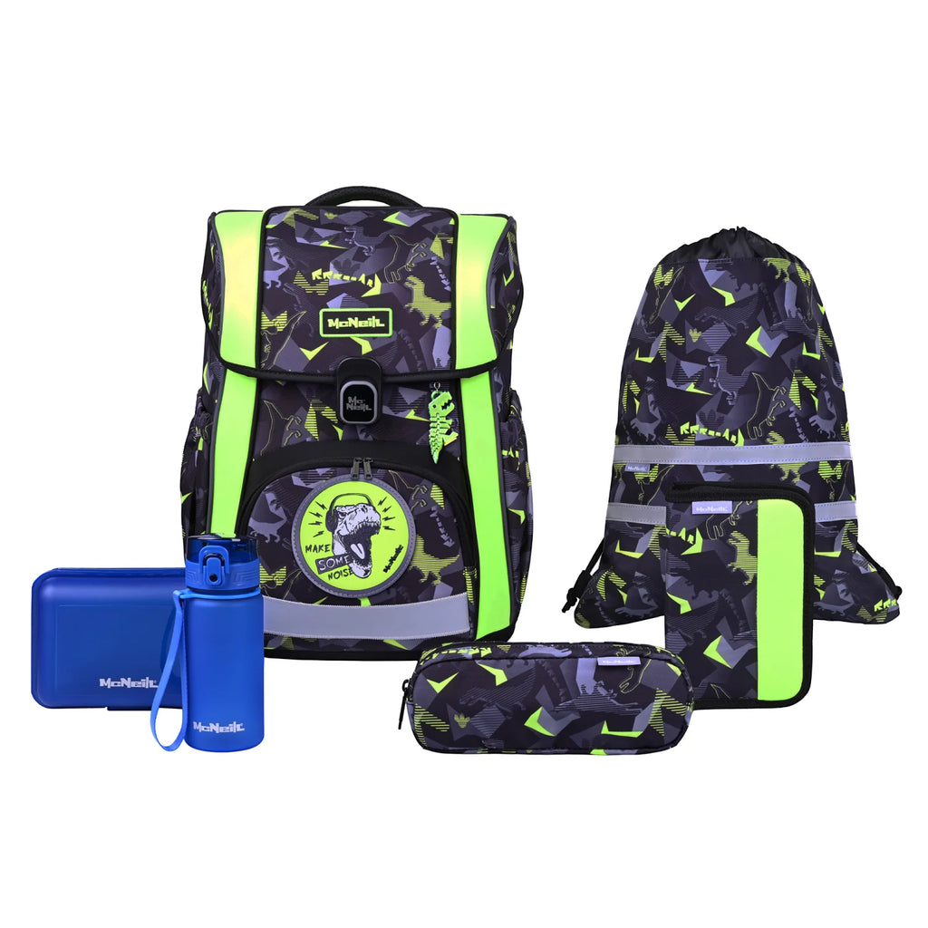 McNeill BRAVO Dinopark Schulranzenset 9tlg.