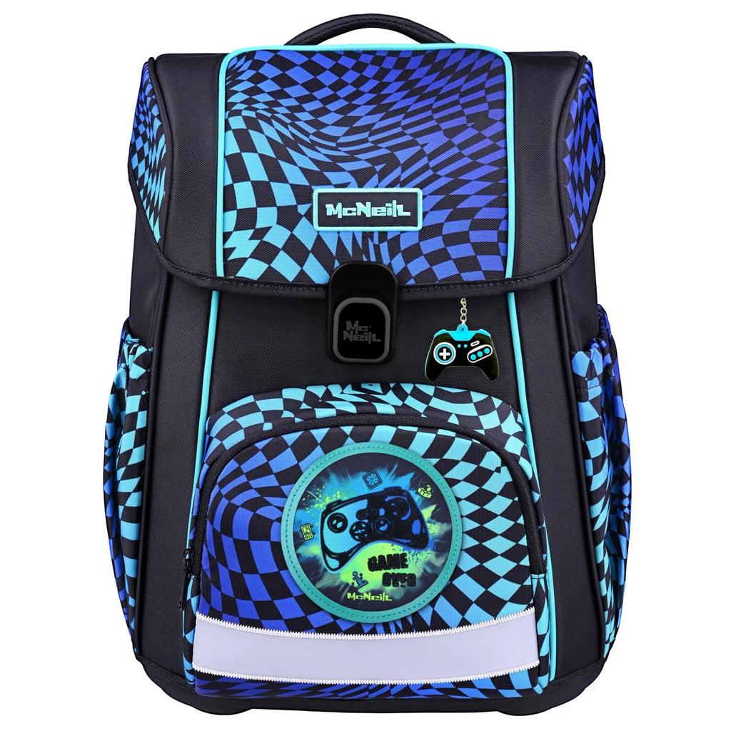 McNeill BRAVO Gamer Schulranzenset 9tlg.