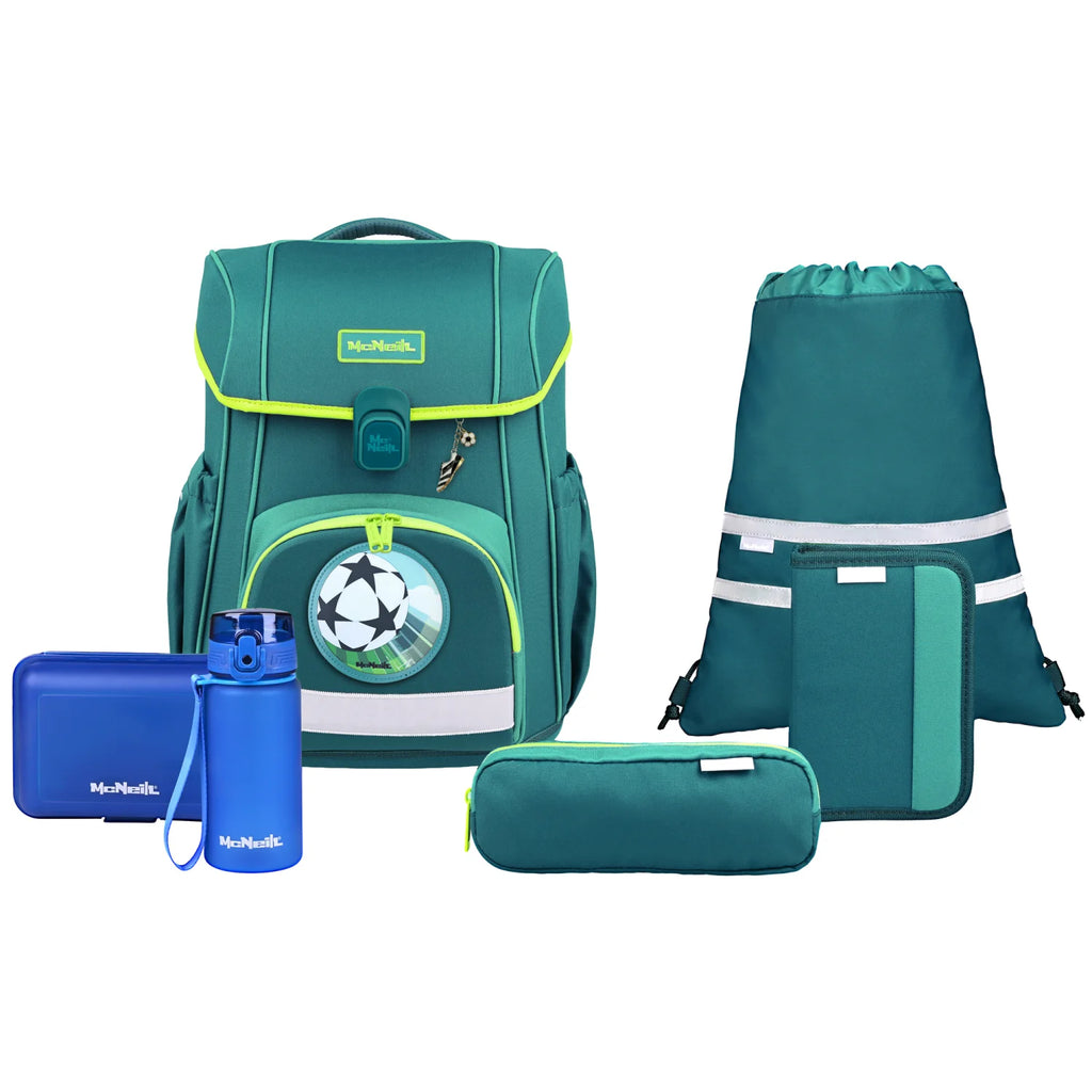 McNeill BRAVO Petrol Schulranzenset 9tlg.