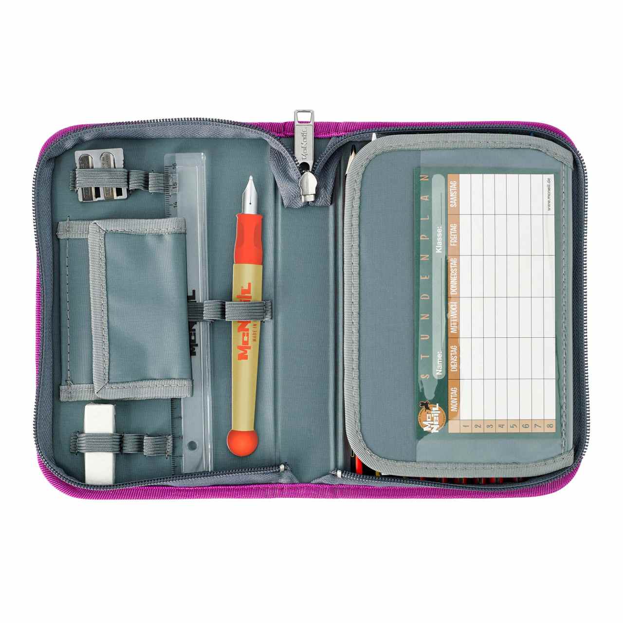 McNeill COMPACTO 5tlg. Schulranzenset Ruby