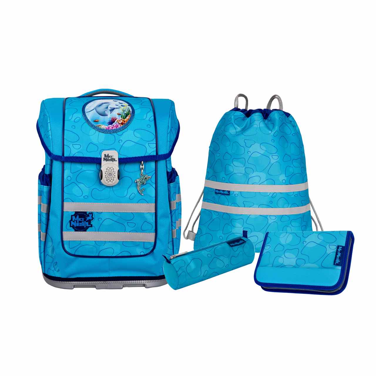McNeill COMPACTO 5tlg. Schulranzenset Bubble