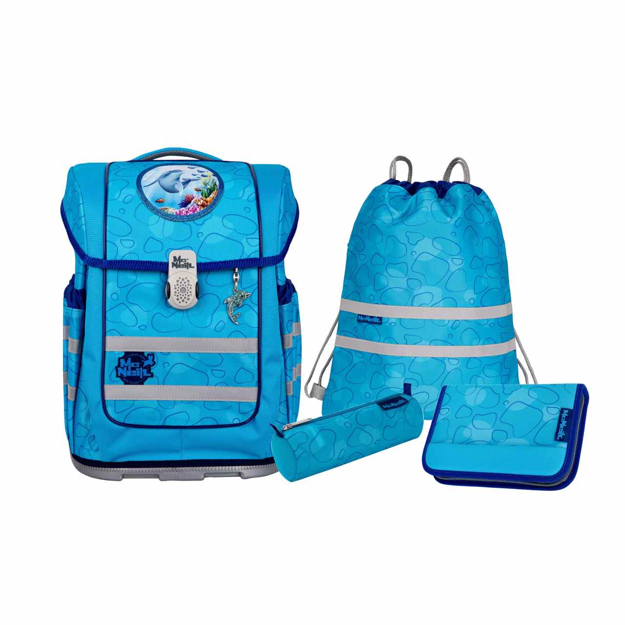 McNeill COMPACTO 5tlg. Schulranzenset Bubble