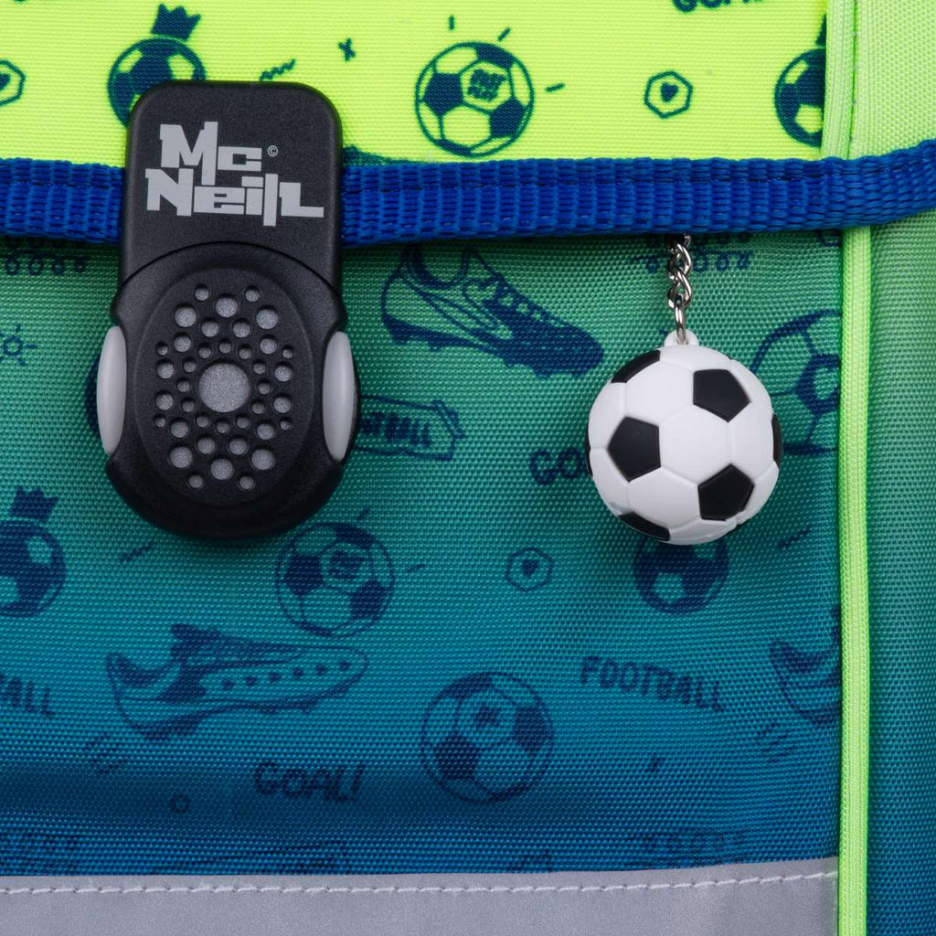 McNeill PERFECTO 5tlg. Schulranzenset Football 2T