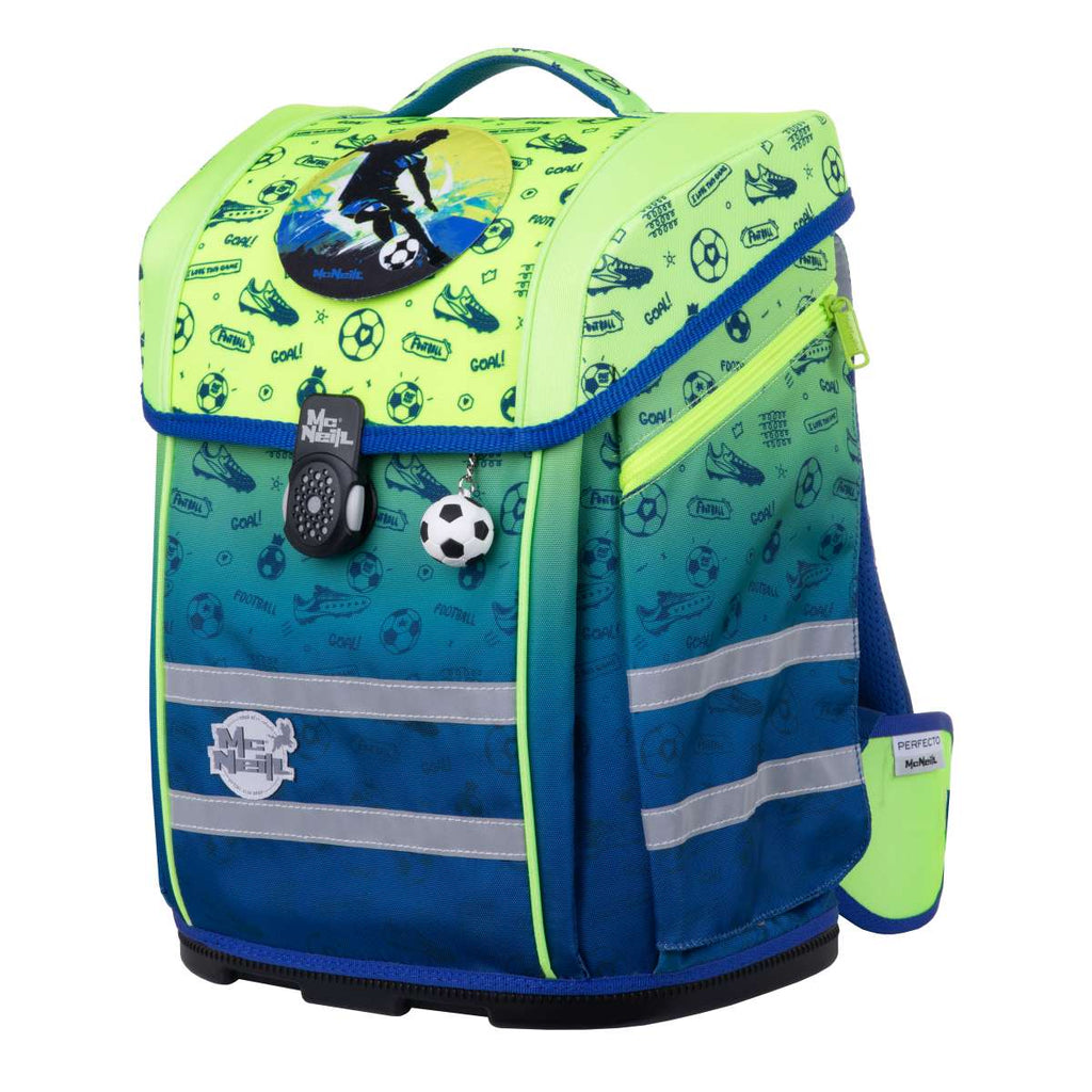 McNeill PERFECTO 5tlg. Schulranzenset Football 2T
