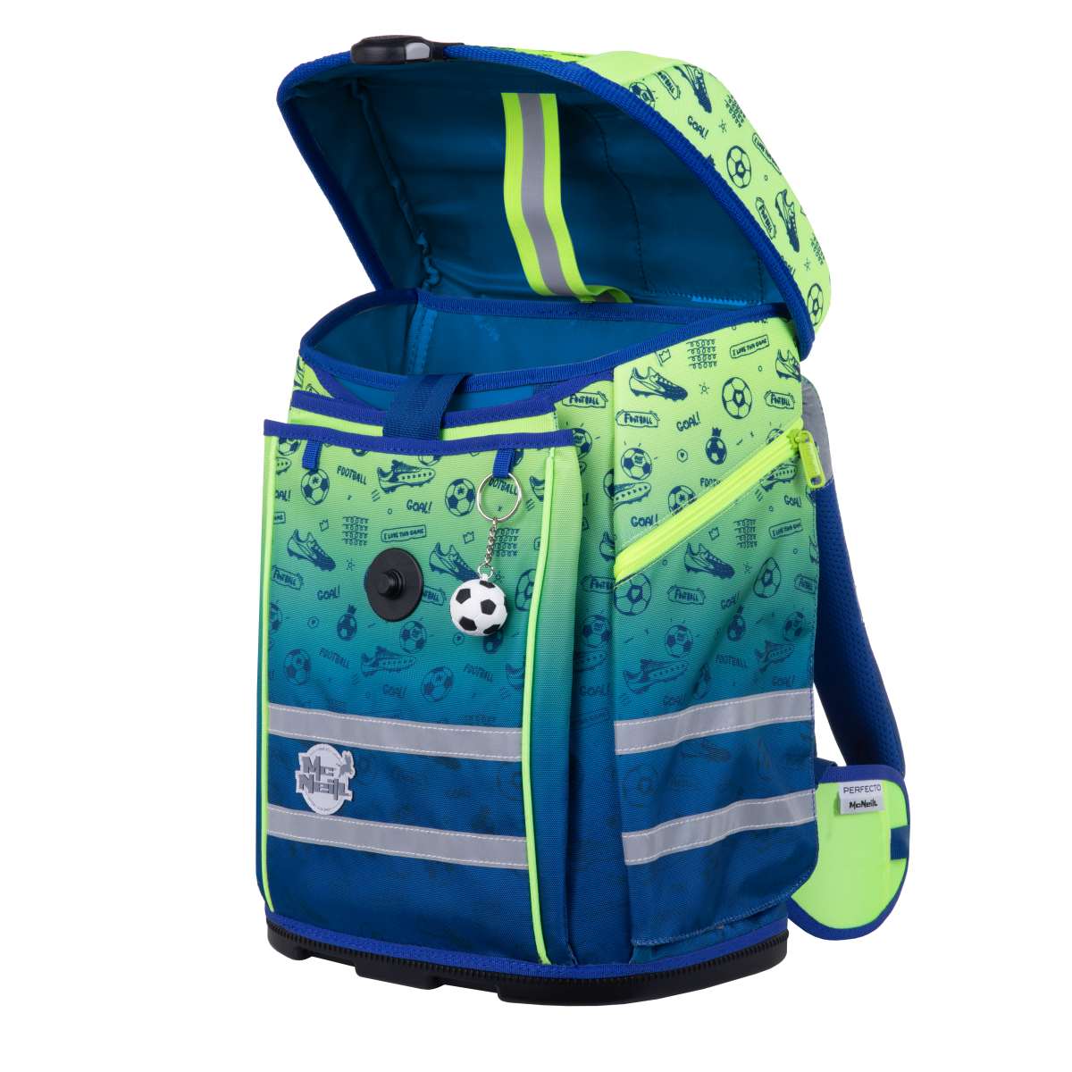 McNeill PERFECTO 5tlg. Schulranzenset Football 2T